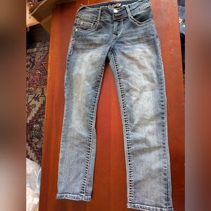 Wallflower Women's Medium Wash Straight Leg Jeans